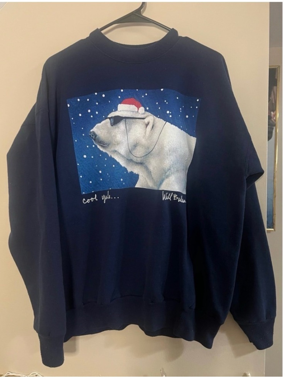 Vintage Will Bullas Polar Bear Crewneck
